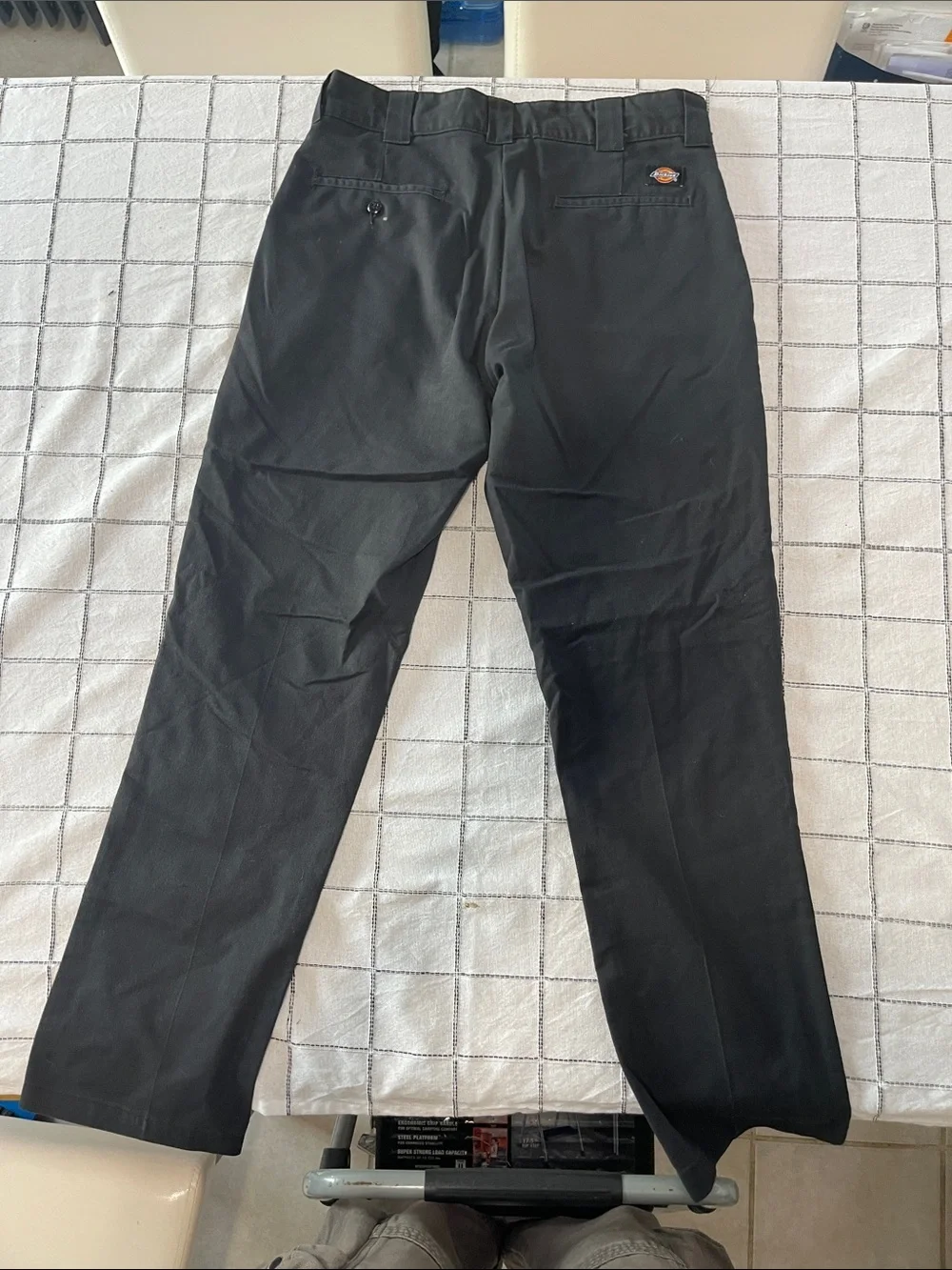 Dickies Men's Black Straight Fit Chinos